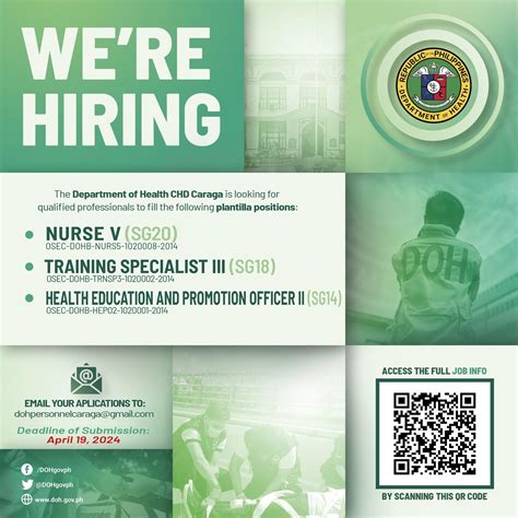 doh plantilla position|Department of Health .